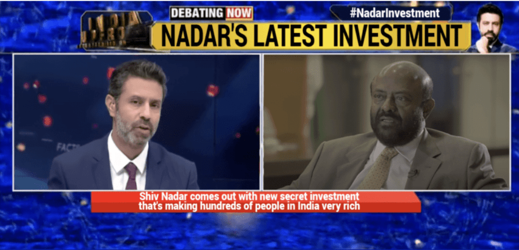 HDFC Bank sues Shiv Nadar for what he said live on television