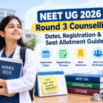 NEET UG 2026 Round 3 Counselling: Dates, Registration & Seat Allotment Guide